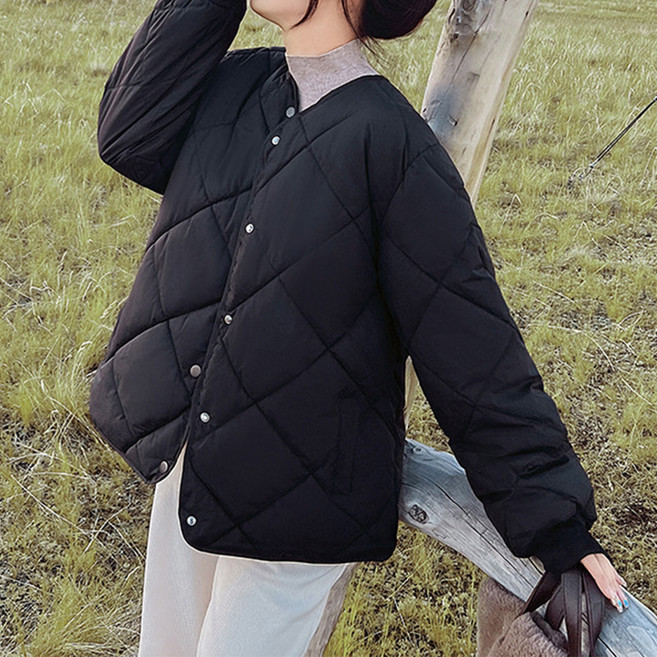 Market A 女款 Lian 菱格絎縫夾克 羽絨外套