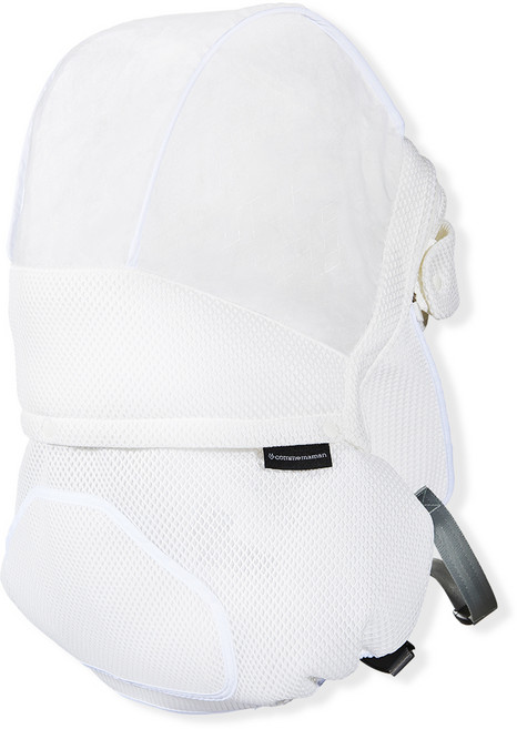 꼼마망 미세먼지 나노필터 아기띠 커버, 화이트