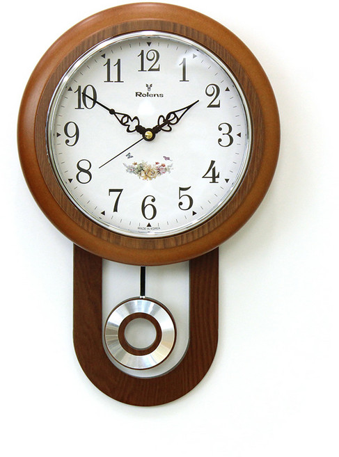 MD9252 저소음 벽시계 kyos062, 월넛추