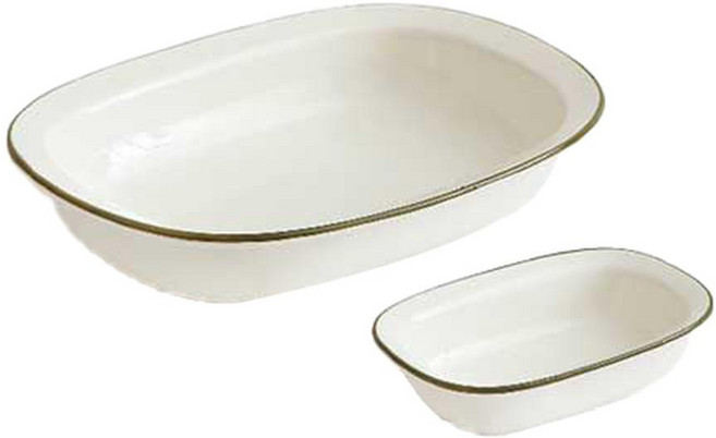 Erato 蜂蜜橢圓義大利麵盤+迷你碗 2件組 綠色, 1組, 2件組餐盤