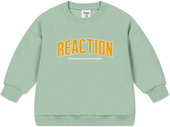 뉴욕꼬맹이 아동용 오버핏 맨투맨 티셔츠 W300