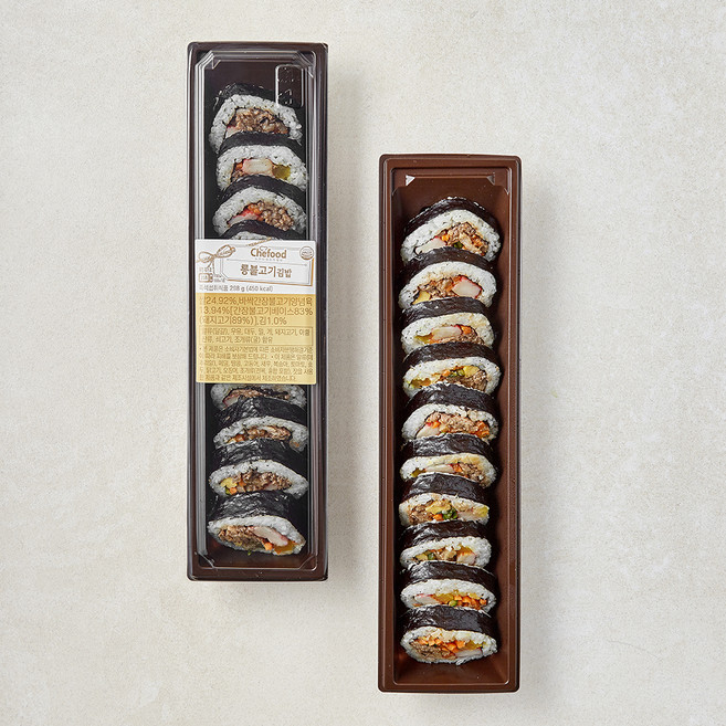 쉐푸드 롱불고기 김밥, 298g, 1개