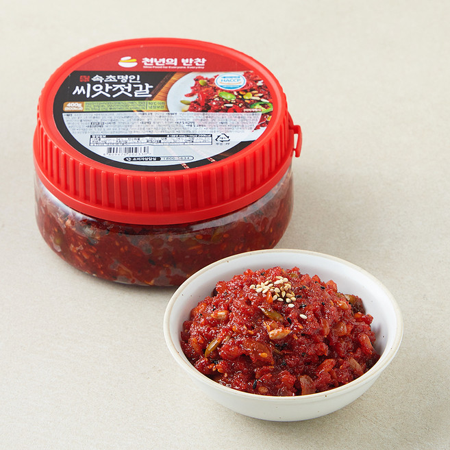천년의반찬 속초명인 씨앗젓갈, 400g, 1개
