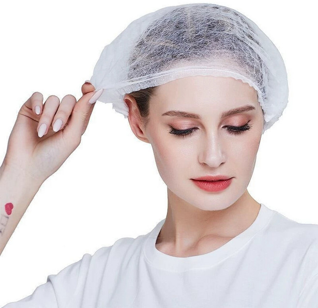 한주 일회용 부직포 위생모자, 화이트, 300개