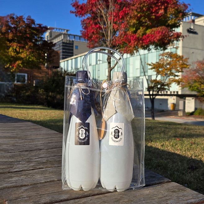 미르코리아 PVC 투명 비닐 쇼핑백 특대 높은형, 1개입, 50개