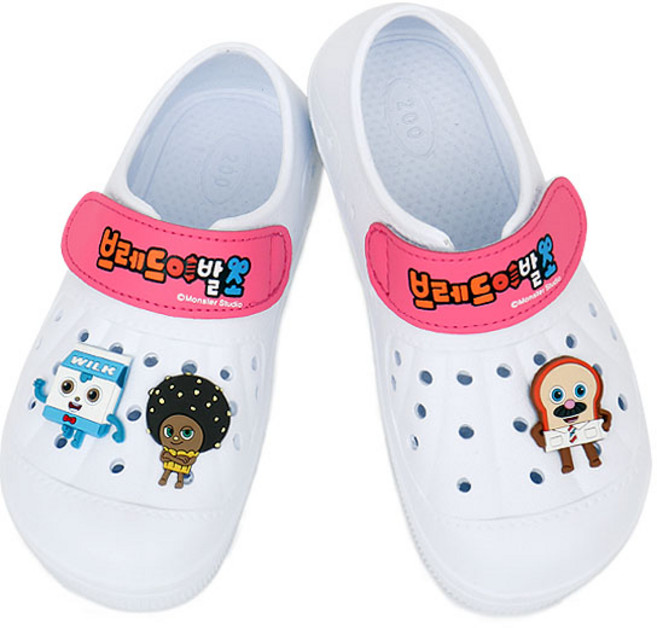 브레드이발소 아동용 초코 EVA 실내화 PO005