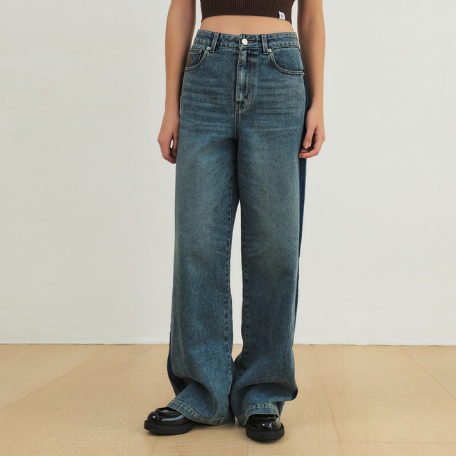 citybreeze 女款 2489 寬版牛仔褲 CTG3DP02
