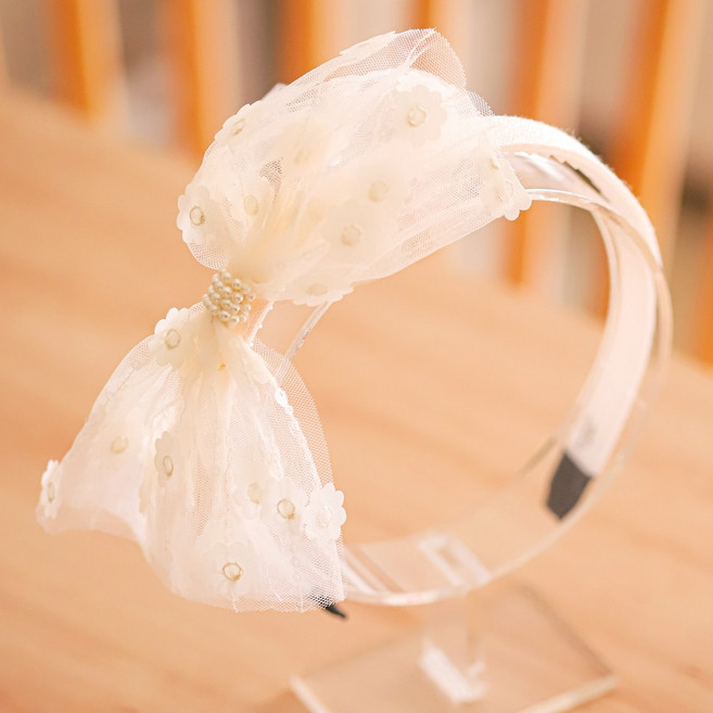 아기코끼리 엔젤쉬폰 머리띠