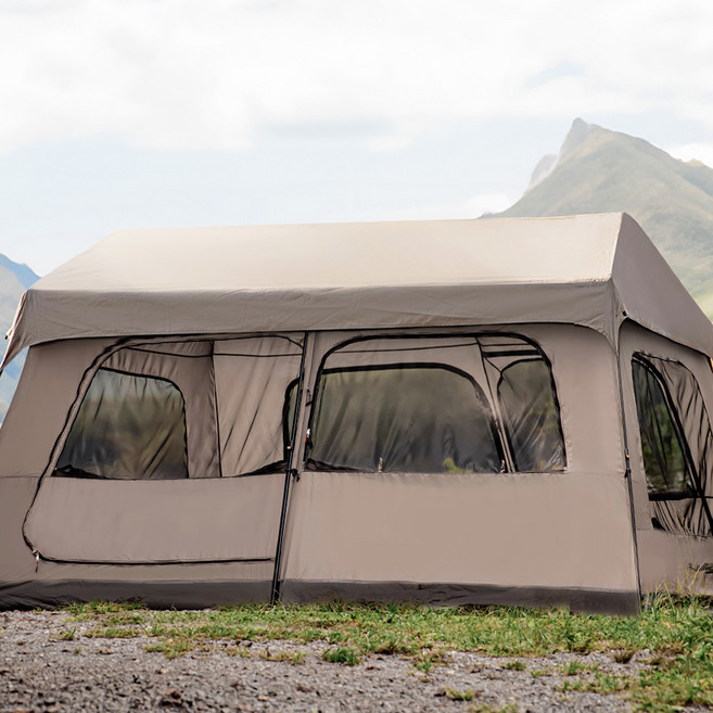 로티캠프 힐하우스 풀오픈 전용 블랙코팅 숏루프 플라이, 탄