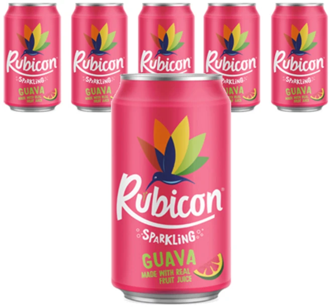 rubicon 구아바 스파클링 탄산음료, 6개, 330ml - 쿠팡