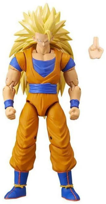 BANDAI 七龍珠 超級賽亞人孫悟空3 可動公仔, 1個