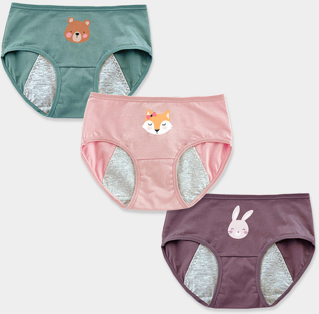 주니데이 포레스트 학생 팬티 3종 세트