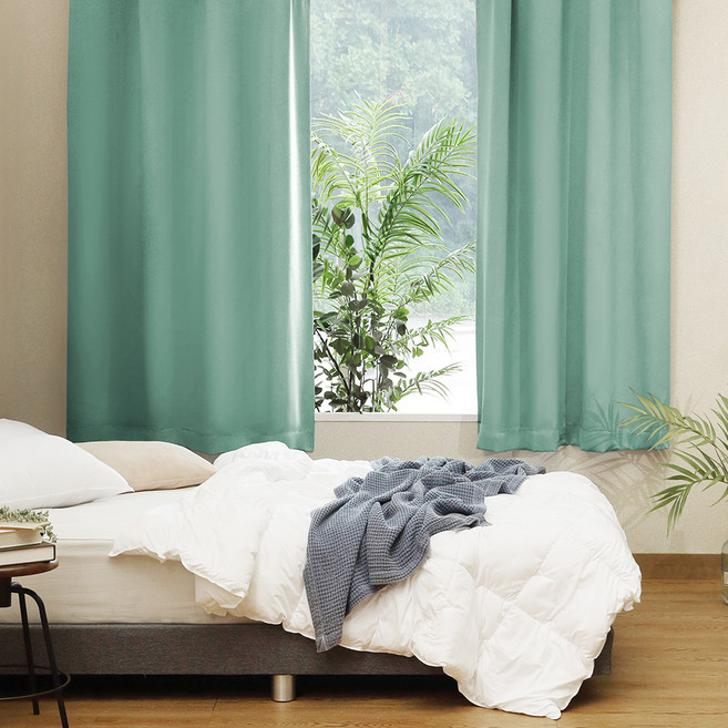 더자리 암막커튼 핀형 작은창