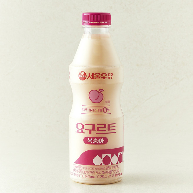 서울우유 요구르트 복숭아, 1개, 1개입, 750ml