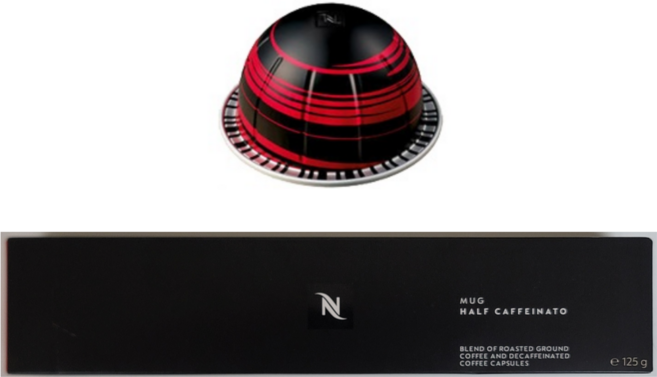 NESPRESSO Vertuo美式咖啡膠囊 咖啡因少量版, 12.5g, 10顆, 1盒