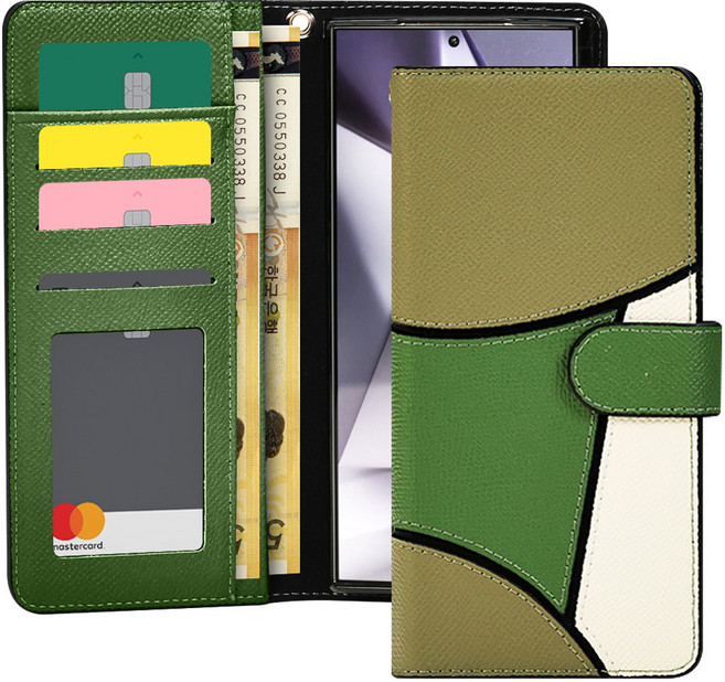 아이엔픽 루엘린 소가죽 다이어리 지갑형 휴대폰 케이스