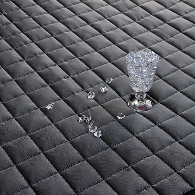 이불넷 듀라론 냉감100 시원한 고정밴드형 침대패드, 챠콜