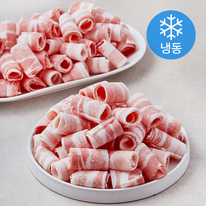 미트포유 덴마크 무연골 대패삼겹 2mm (냉동), 1개, 2kg