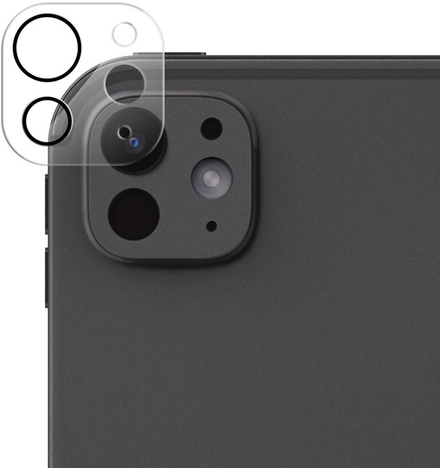 아라리 아이패드 카메라 보호 일체형 9H 강화유리필름 세트, 클리어, 1세트