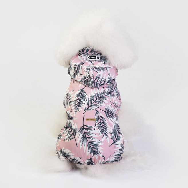 딩동펫 반려동물 스프링 올인원 점퍼, 핑크, 1개