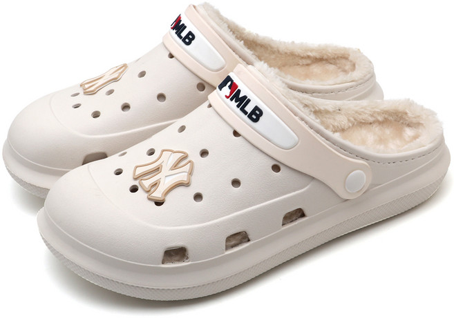 MLB 아동용 뉴욕양키스 파크 캠핑 방한 슬리퍼