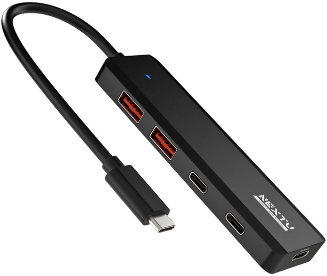 넥스트유 4포트 C타입 Gen2 USB 허브 3522U3-10G, 1개