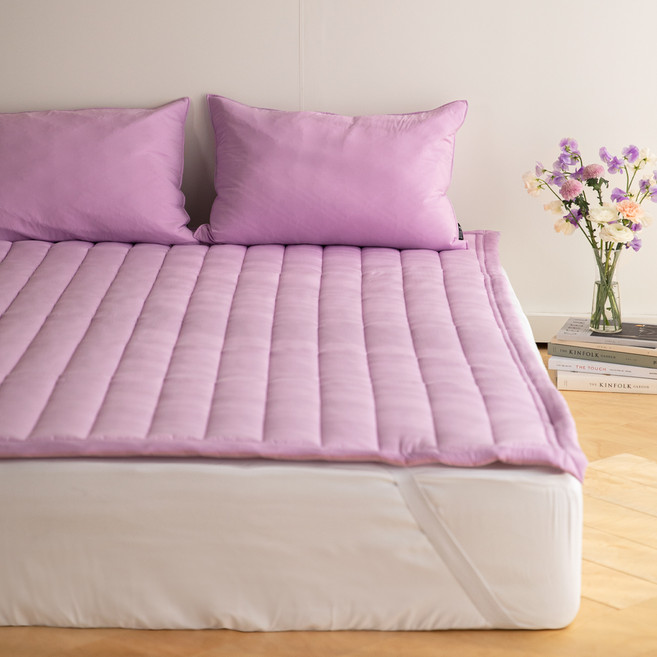 헬로우슬립 돈워리 m2 알러지케어 침대패드, 라벤더