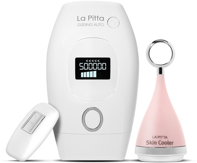 라피타 글라이딩 오토샷 제모 의료기기 + 냉마사지기 세트, JOL-500K, 광선조사기