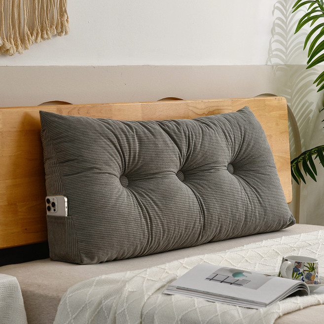 소하임 리네아 코듀로이 헤드쿠션, 그레이