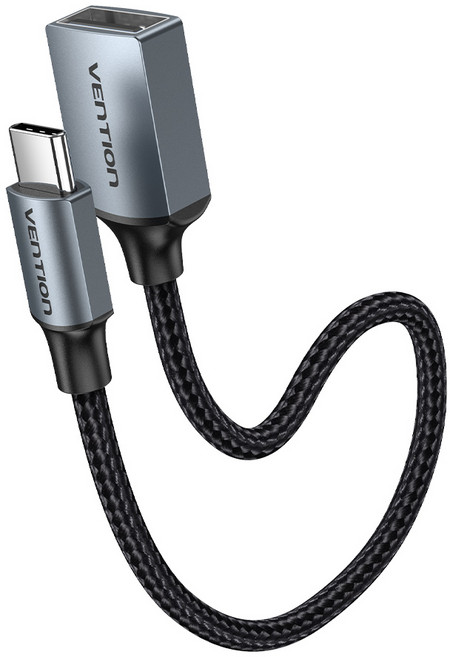 벤션 프리미엄 C타입 USB 2.0 OTG 변환 젠더 케이블 15cm, CCWHB, 1개