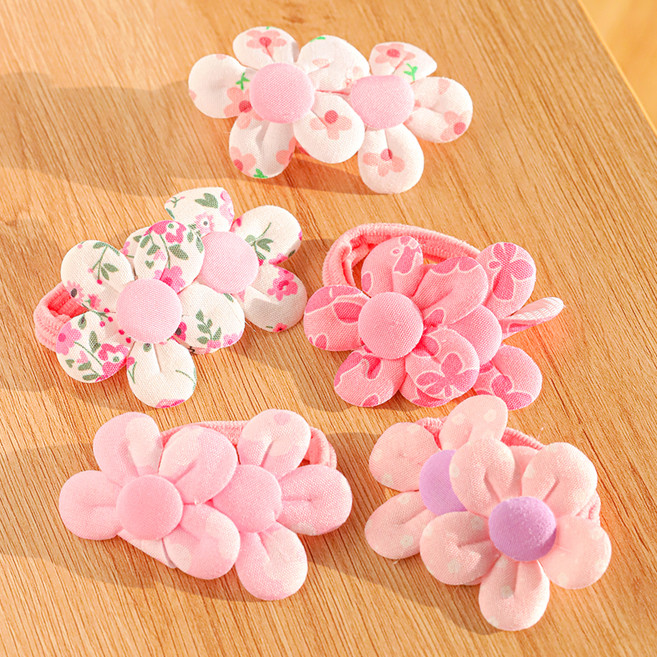 아기코끼리 꽃비요정 머리끈 5종 x 2p 세트