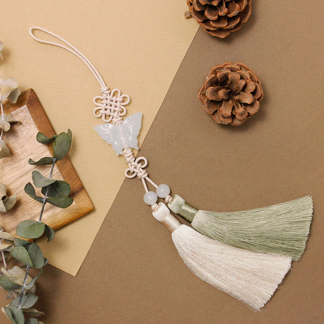 드레스하우스 비단길 단나비 두색태슬 노리개