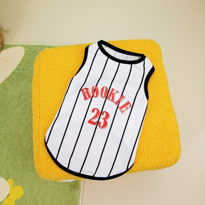 코코스튜디오 반려동물 농구 저지 나시, 블랙, 1개