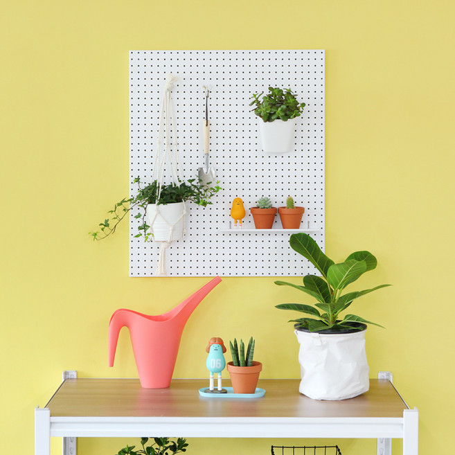 타공판닷컴 인테리어 타공판 500x700mm, 1개, 화이트