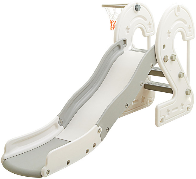 펀엔베이비 투투 미끄럼틀, 화이트 + 그레이, 1개