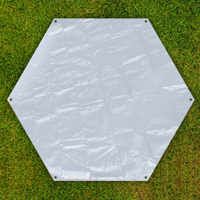 스위스마운틴 헥사돔 육각 그라운드시트, 실버그레이 + 다크그레이