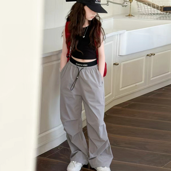 미소파파 여아용 사비나 무릎 셔링 투밴딩 팬츠