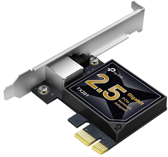 티피링크 2.5 기가비트 PCIe 네트워크 어댑터, TX201, 1개