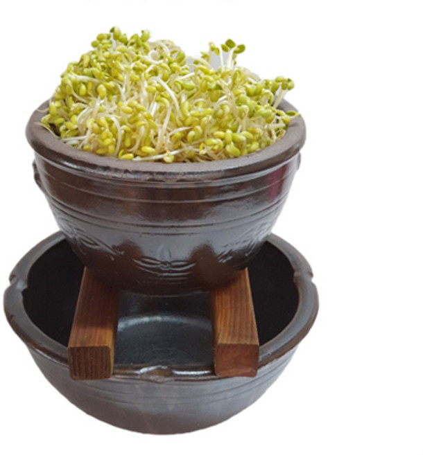 나라아트 옹기 콩나물재배기 3호 랜덤발송, 1개