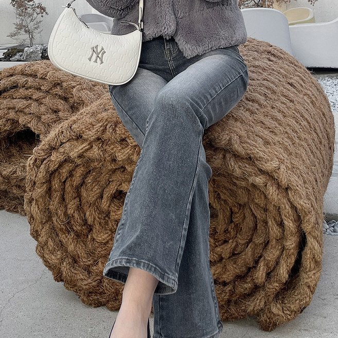 인비비드 여성용 빛나는 도시의밤 부츠컷 라인 데님 팬츠 G03K6_ij5465 숏