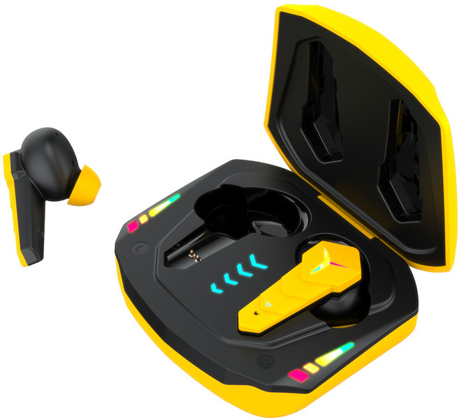 디알고 게이밍 RGB 무선 블루투스 이어폰 DRGO-GT03 Yellow 5시간