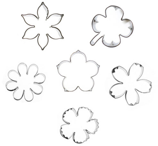 스텐 쿠키커터 6종 세트, 1세트