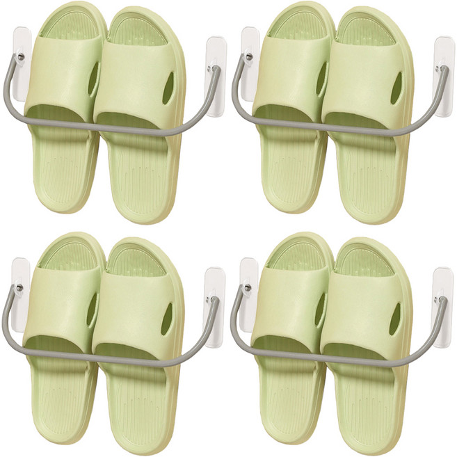 모나코올리브 무타공 피코 슬리퍼 홀더, 그레이, 4개