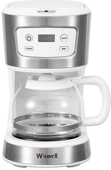 위즈웰 오늘의 커피 메이커, WC1082W, 화이트
