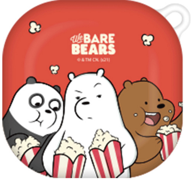 위베어베어스 프렌즈 갤럭시 버즈 프로 / 라이브 하드 케이스, 무비 프렌즈