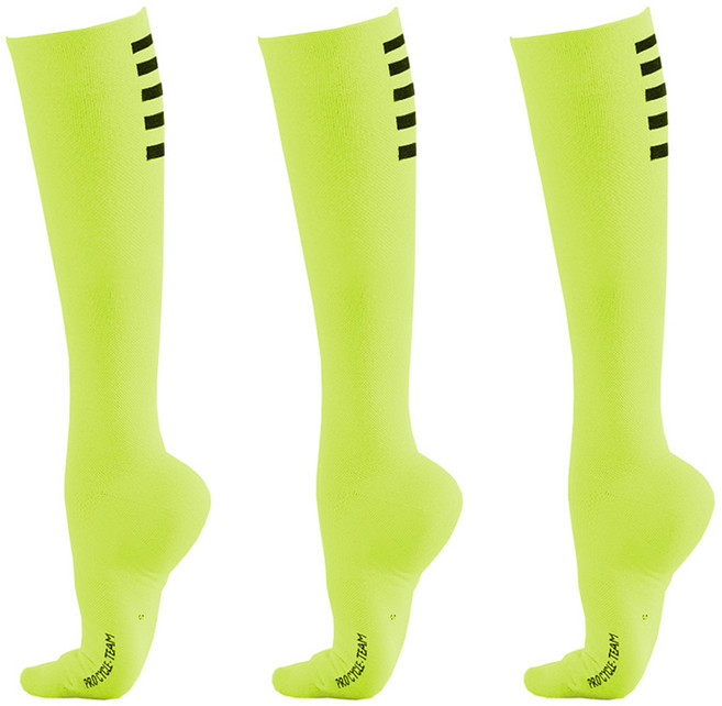 펠레트리코 올스포츠 컴프레션 삭스 세트, 네온옐로우, 3개