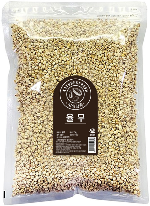 싱싱잡곡 율무, 2kg, 1개