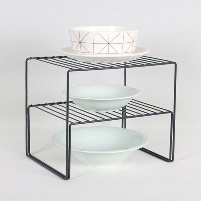 리빙해피 어반 접시정리대 소 + 대, 그레이