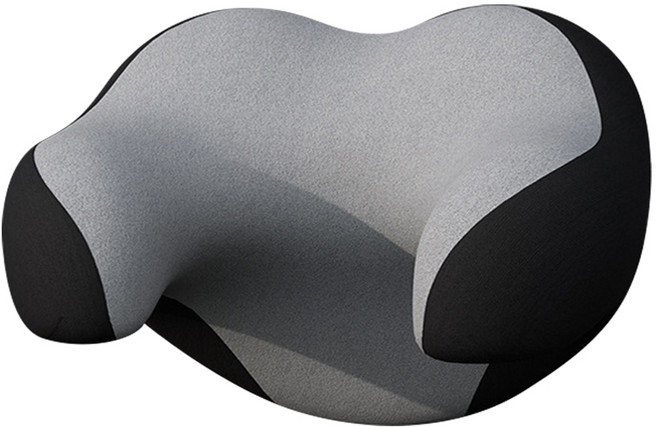 카템 허그미 차량용 목 쿠션, 블랙 그레이, 1개