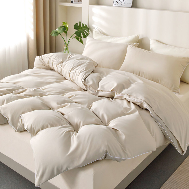 소하임 하이퍼소프트 방수 이불커버, 샌드베이지